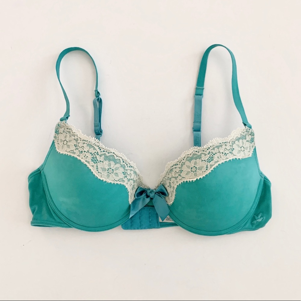 Aerie teal bra size 36B